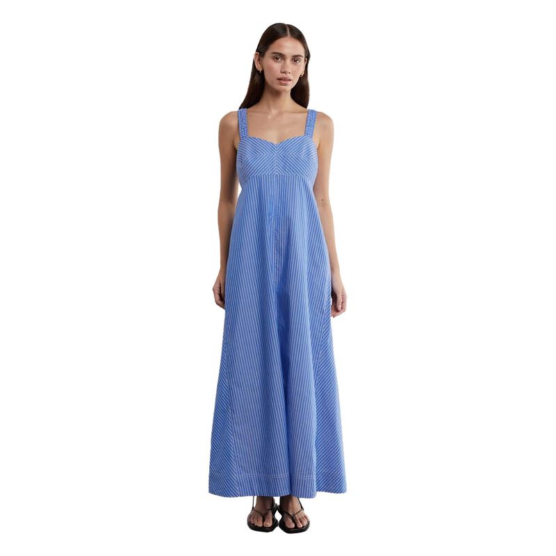 JAG Moya Poplin Stripe Maxi Dress image number 0